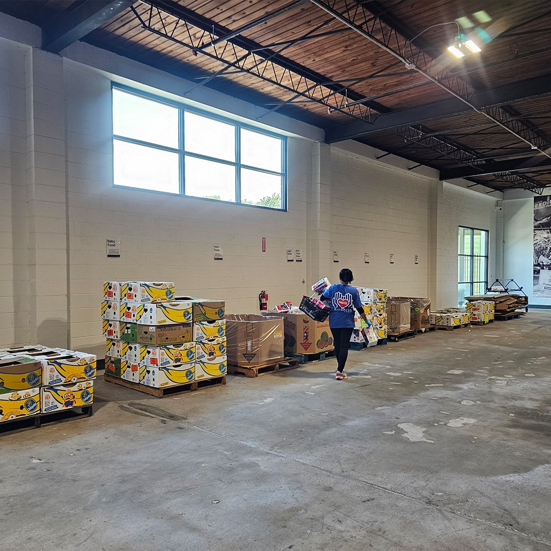 Food in warehouse. Food in warehouse.