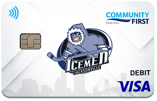 Image of the Jacksonville Icemen Visa Debit Card Image of the Jacksonville Icemen Visa Debit Card