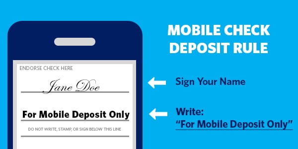 For Mobile Deposit Only