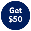 Get $50 icon