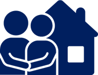 Home with family icon