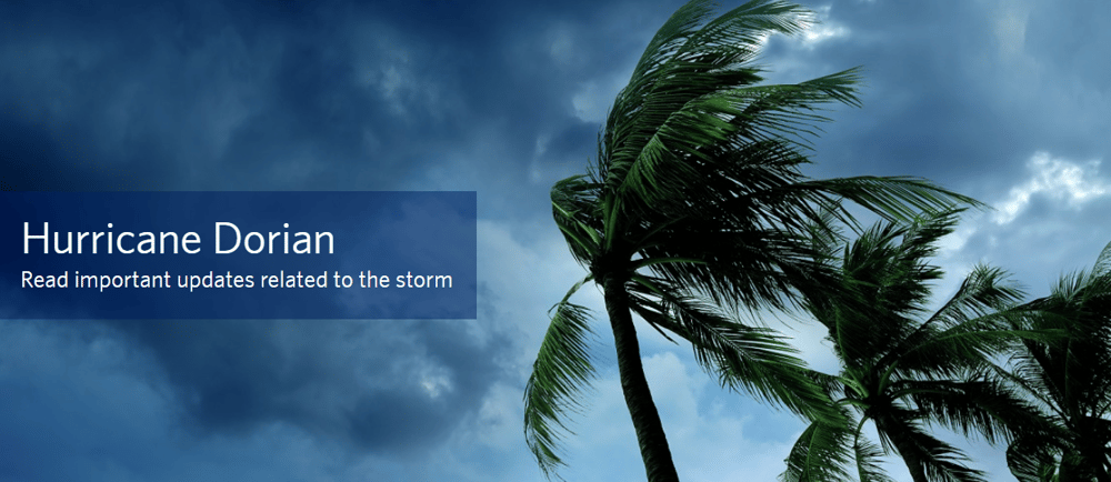 Hurricane Dorian Updates