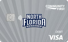 Community First UNF Athletics Visa® Debit Card Community First UNF Athletics Visa® Debit Card