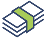 Icon of a stack of money