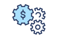 1200x800-Gears with dollar sign-Icon